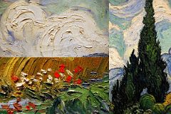 Top Met Paintings After 1860 03-2 Vincent van Gogh Wheat Field with Cypresses Close Up.jpg